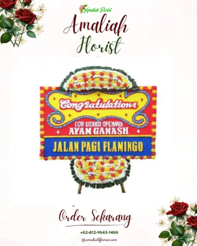 Bunga Papan Congratulation di Kwitang